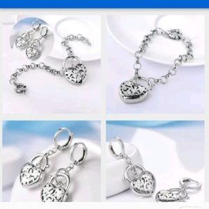 18k Gold Filled Heart Lock Chic BraceletesGold Fi